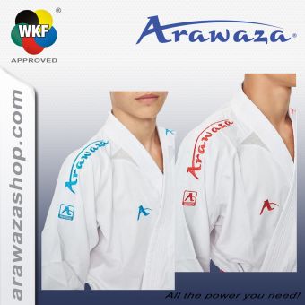 Arawaza Kumite Del. Evo PL-Combo-Set rot/blau - WKF app. 